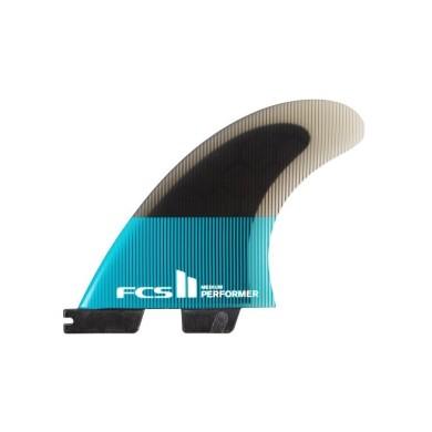 FCS II Performer PC Teal Tri Retail Fins