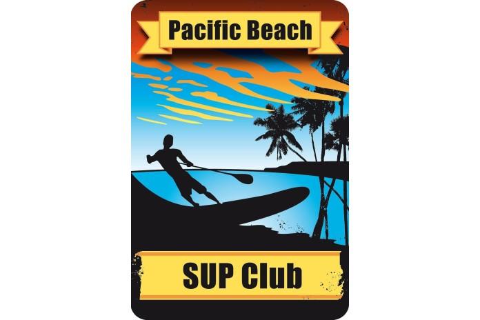 PLAQUES METAL SURFPISTOLS SUP CLUB