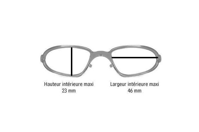 AZR insert optique verre correcteur