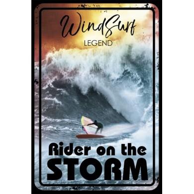 Plaque Métal Windsurf Legend