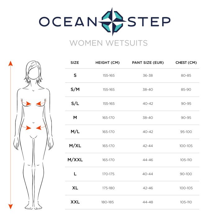 OCEANSTEP Steamer dual zip 4/3 Femme 2022