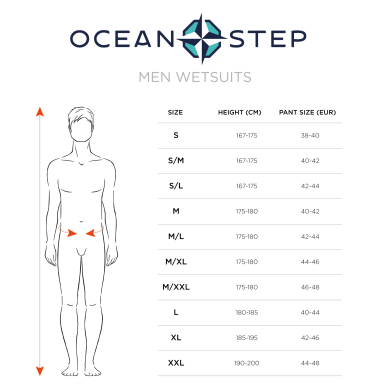 OCEANSTEP Steamer 4/3mm dual zip 2022