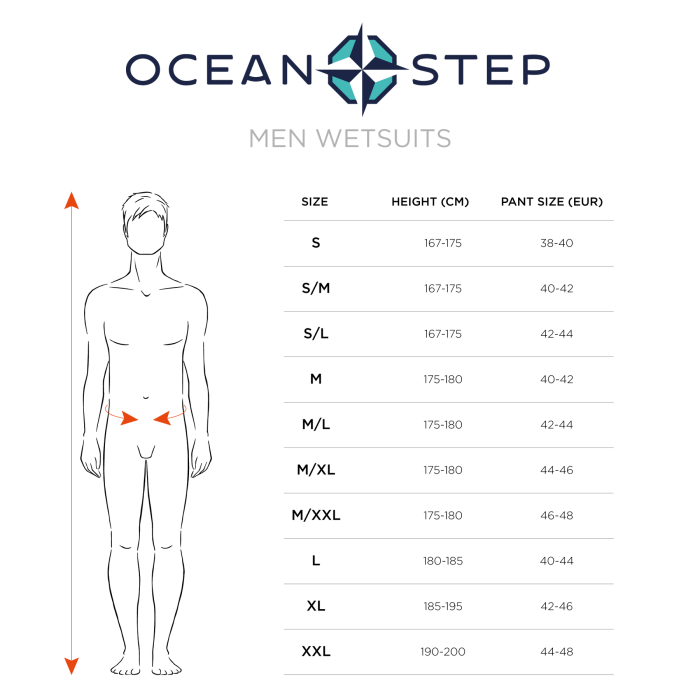 OCEANSTEP Steamer 4/3mm dual zip 2022