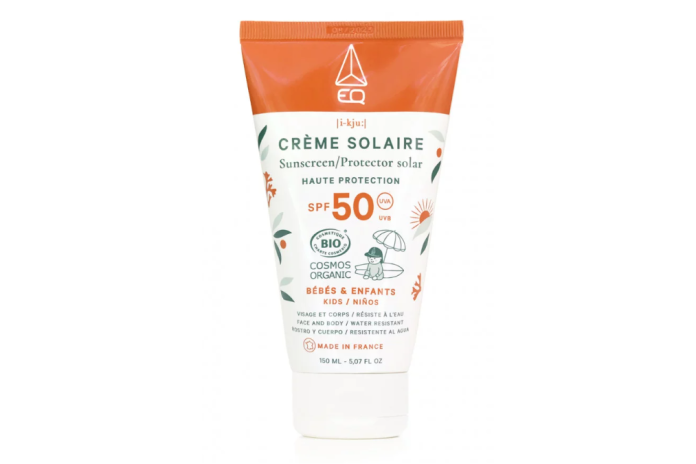 EQ Crème Solaire Bébé 50SPF BIO Cosmos