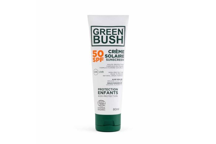 GREENBUSH Crème Solaire SPPF50 Bio Cosmos