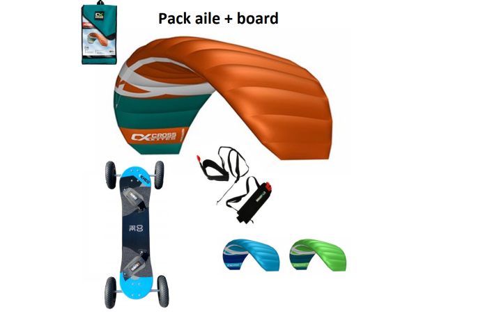 pack mountainboard KHEO + crosskite 4.5