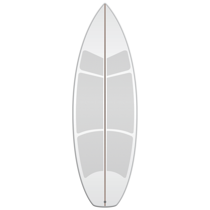Versa traction grip transparent  Shortboard kit