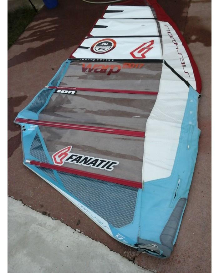 north sails warp 5,2 planche voile funboard windsurf